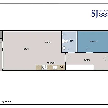דירה Paen I Stueplan Til 4 Sj3103